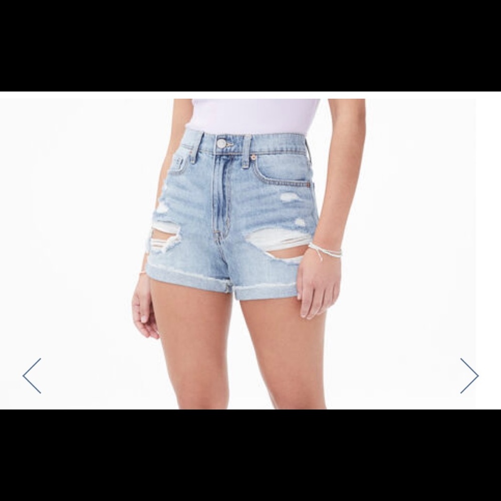 Denim shorts